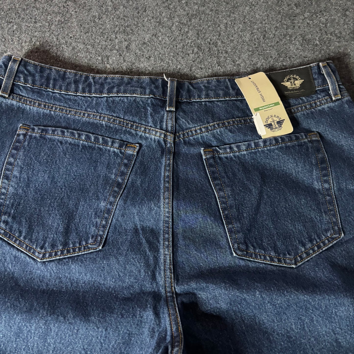 Dockers baggy blue jeans