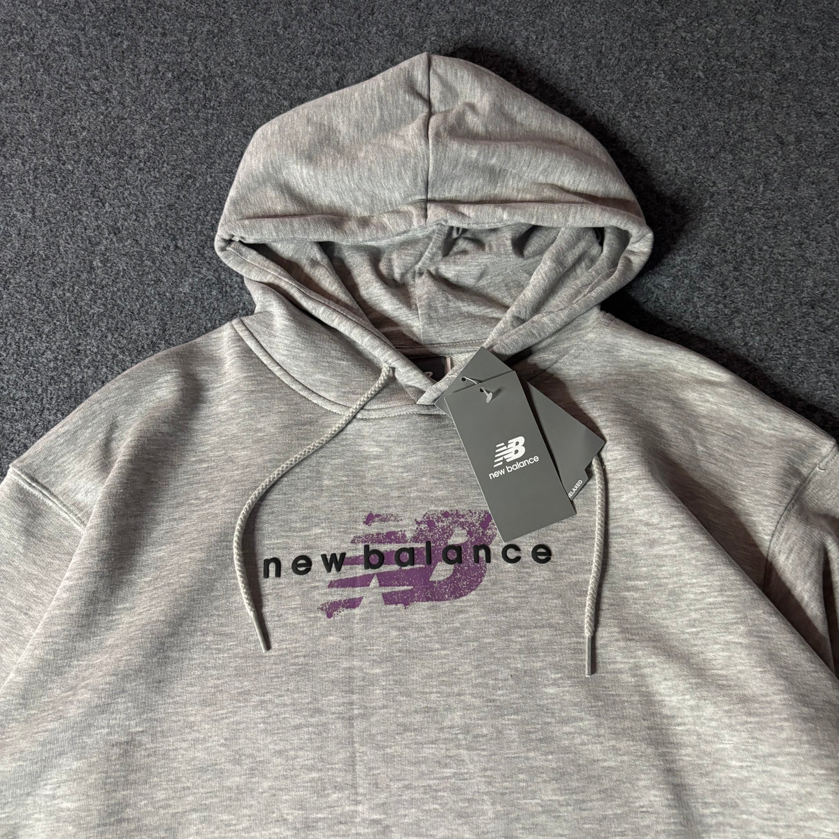 New Balance grafiti grey hoodie