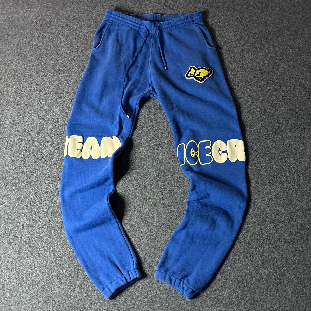 Ice Cream running dog blue conjunto