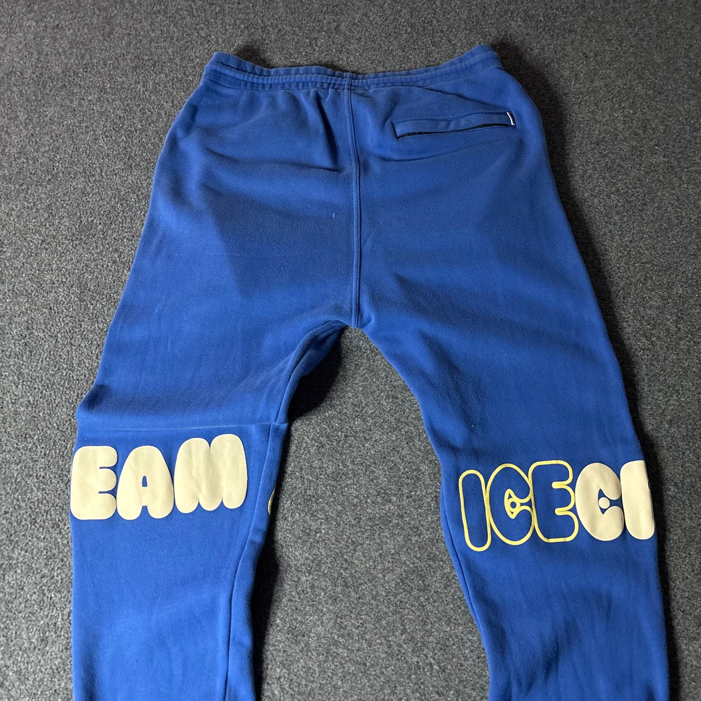 Ice Cream running dog blue conjunto