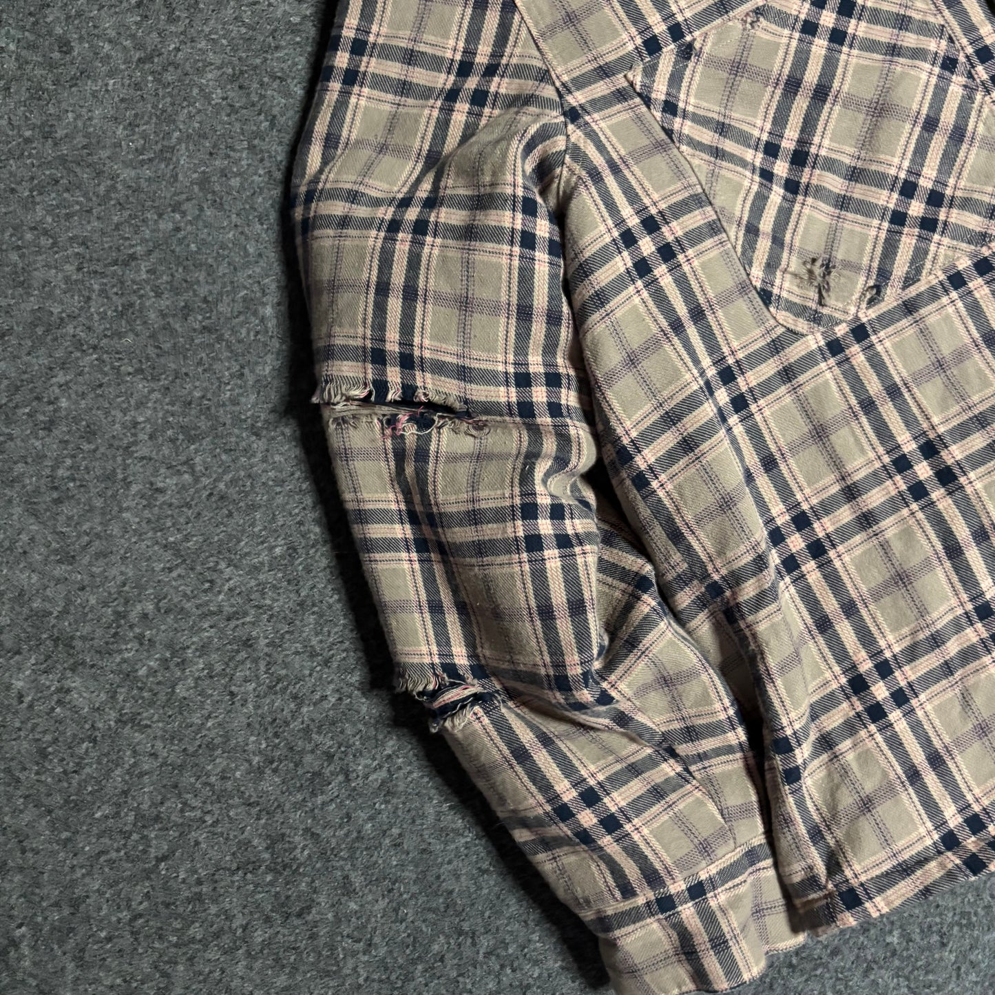Homme Femme back embroidery flannel hood jacket