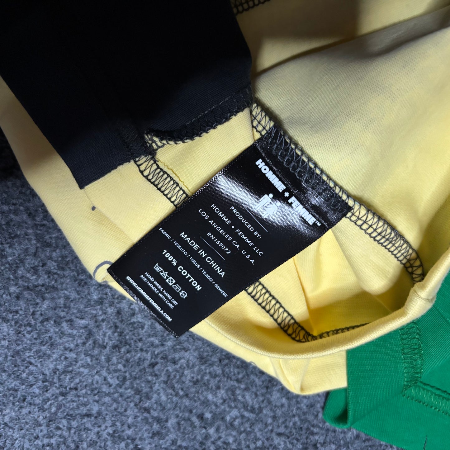 Homme Femme peyote tee