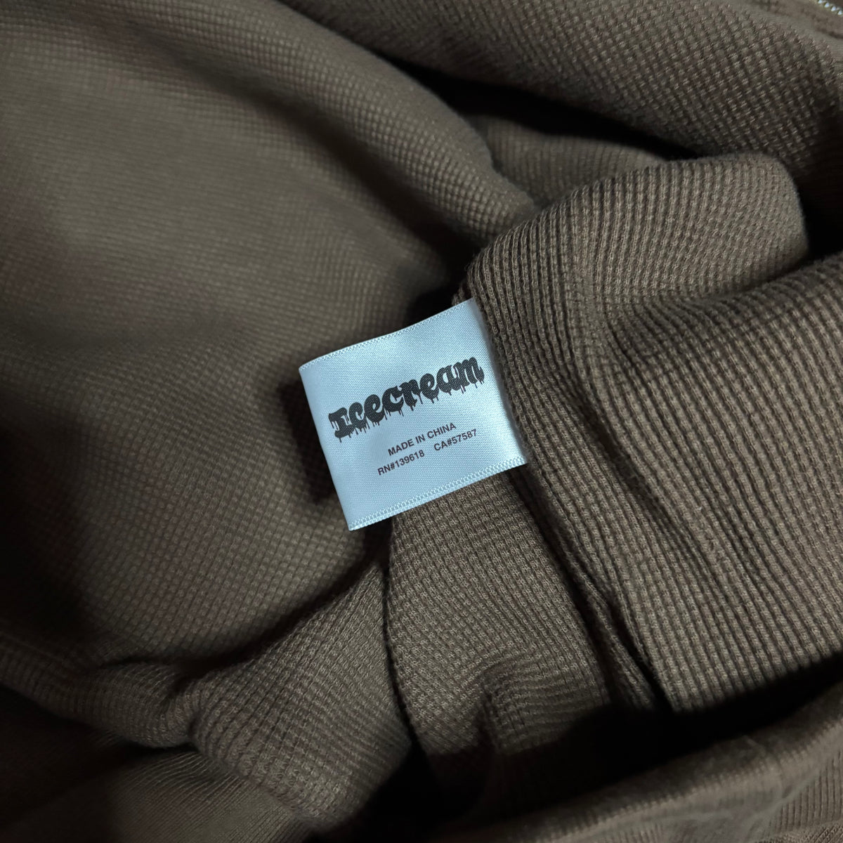 Ice cream x Vandy full zip napolitanean hoodie brown