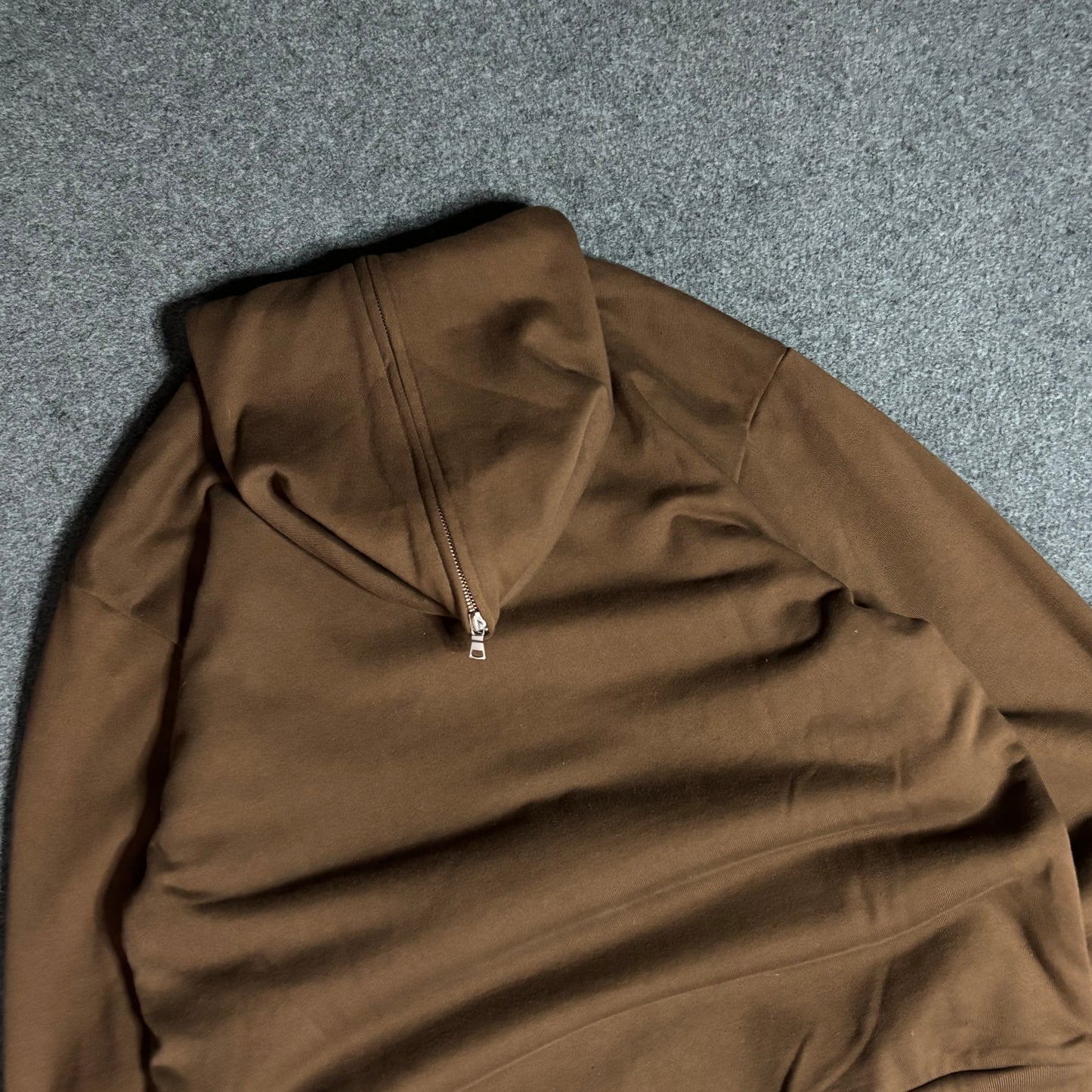 Ice cream x Vandy full zip napolitanean hoodie brown