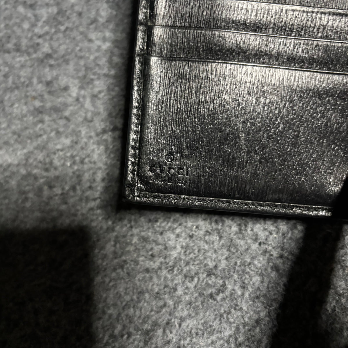 Gucci Tom Ford GG black leather bifold wallet