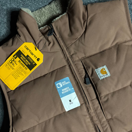 Carhartt reversible fur vest