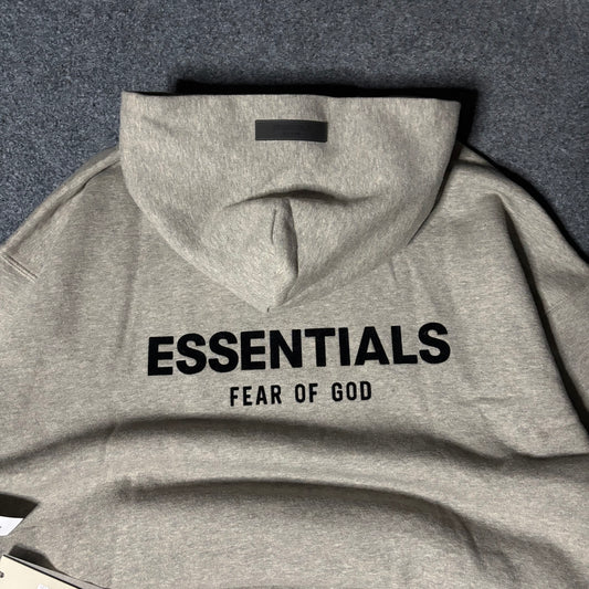 Essentials dark oatmeal hoodie