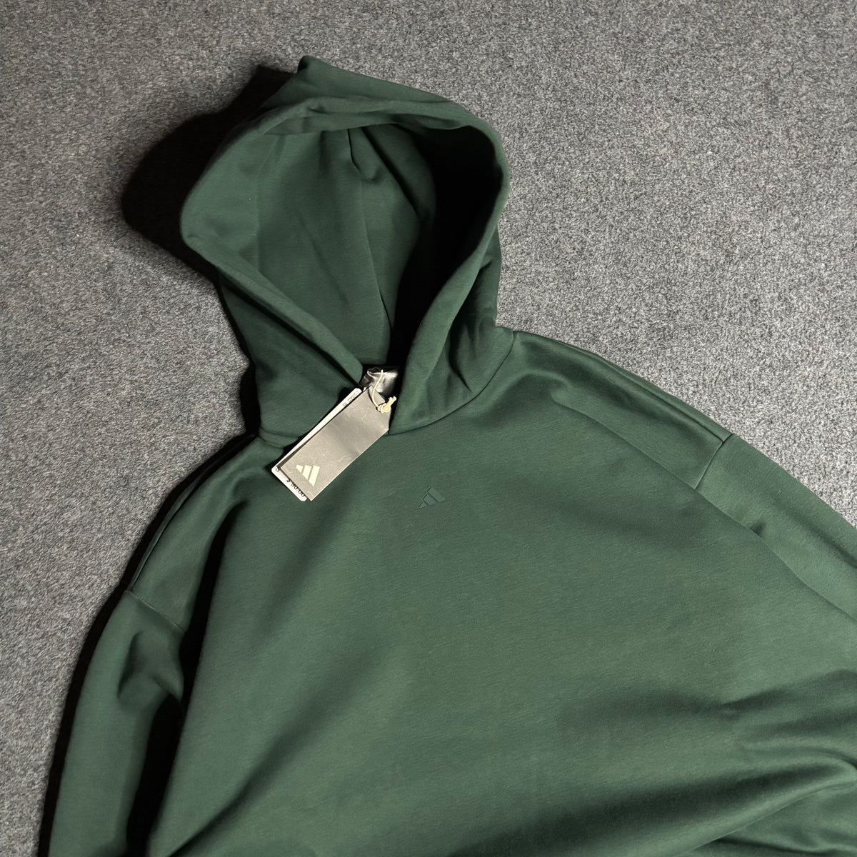Adidas basketball one fl hoodie mineral green