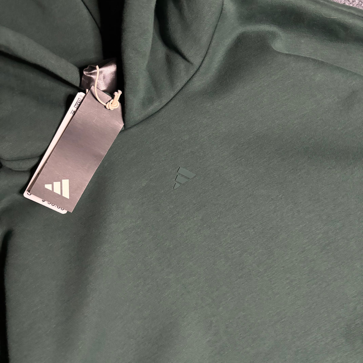 Adidas basketball one fl hoodie mineral green