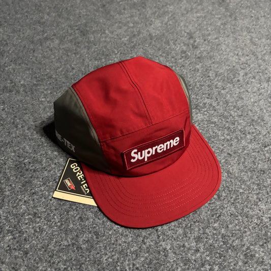 Supreme goretex camp cap red