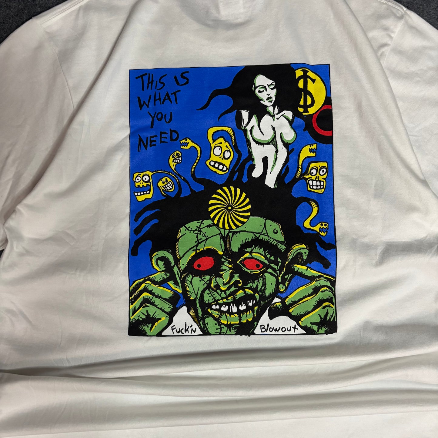 Supreme Rob zombie tee white