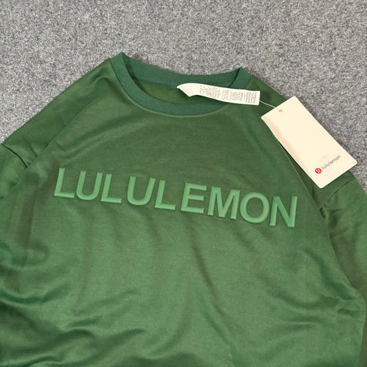 Lululemon logo green crewneck