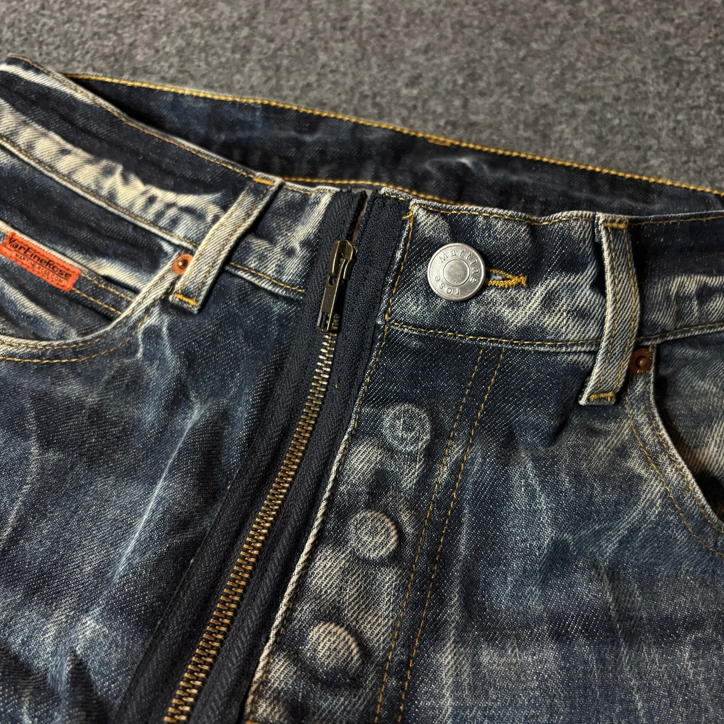 Martine Rose zip/buttons baggy jort