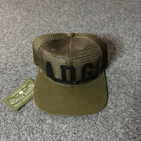 Denim tears ADG mesh cap olive