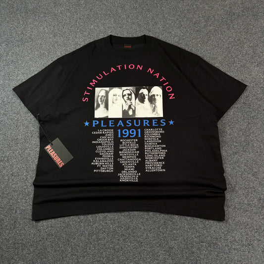 Pleasures stimulation tee black