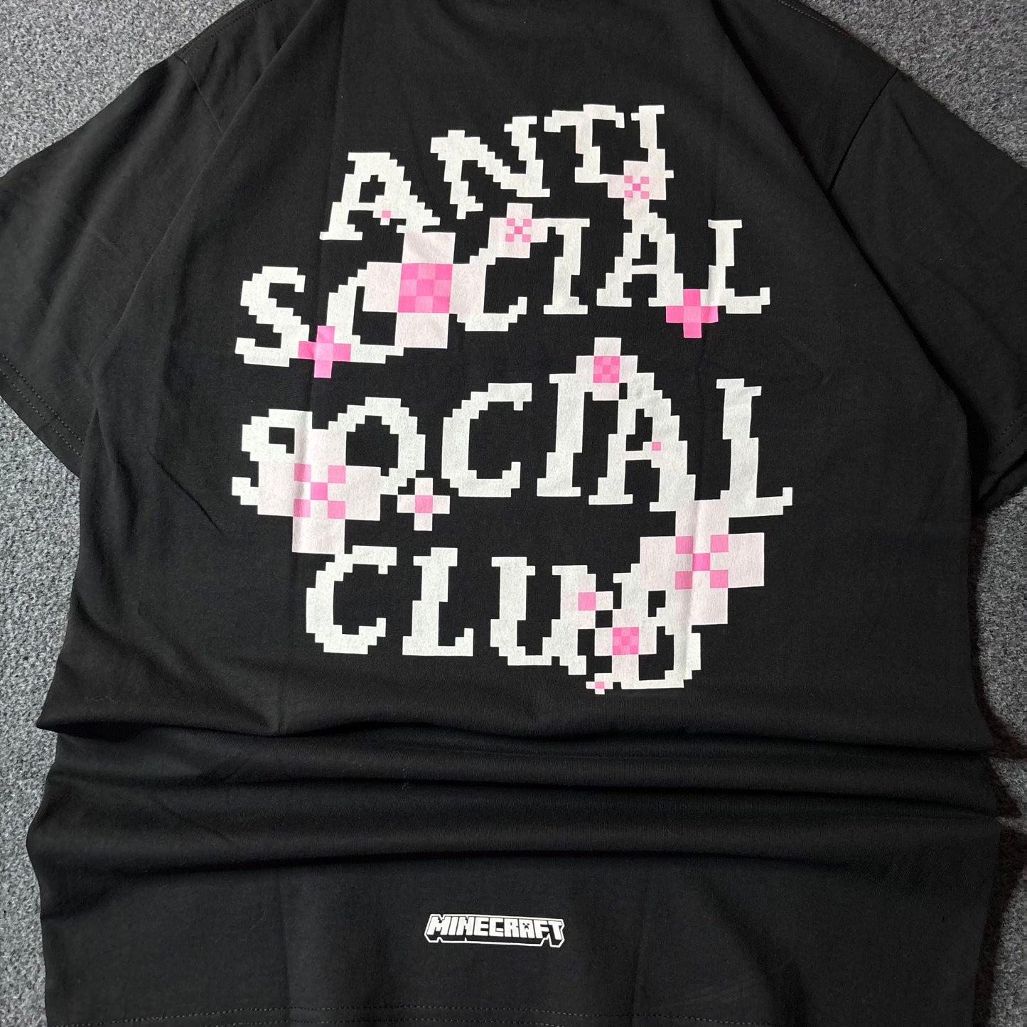 Anti Social Social Club x Minecraft black tee