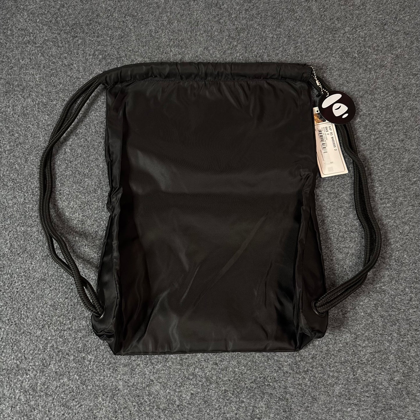 Aape drawstrings bag black