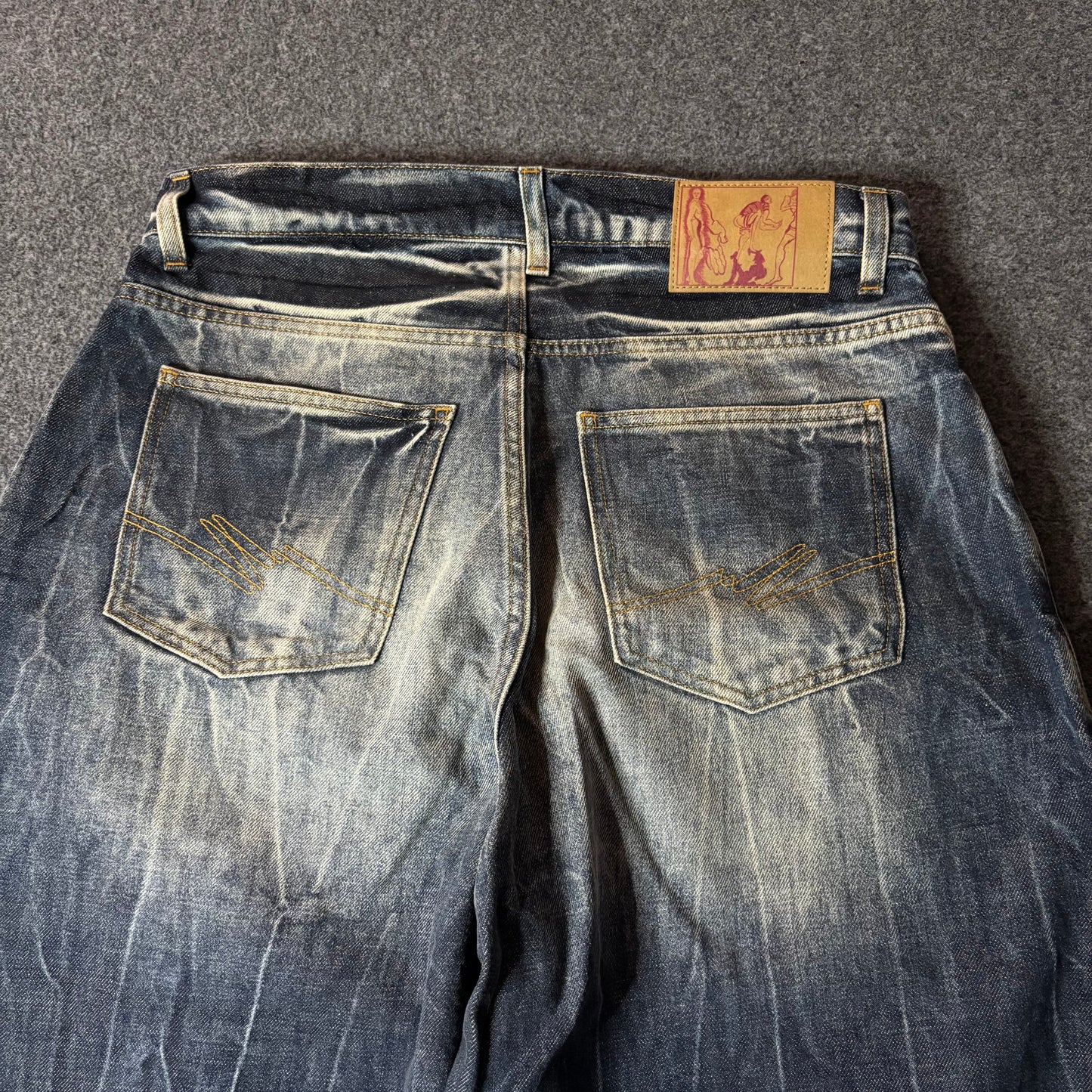 Martine Rose zip/buttons baggy jort