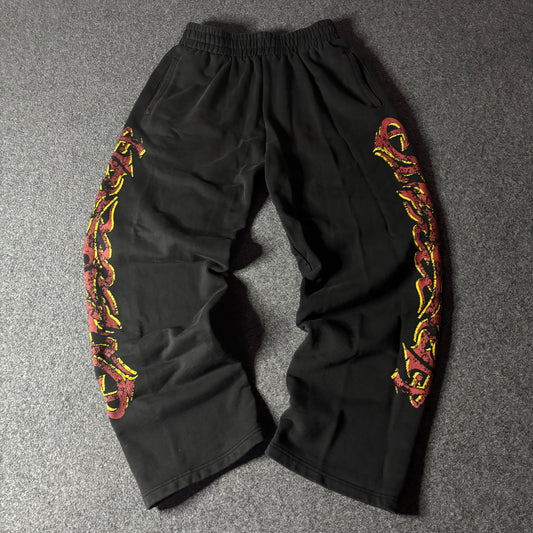 Balenciaga Offshore Baggy Sweatpants Black Faded