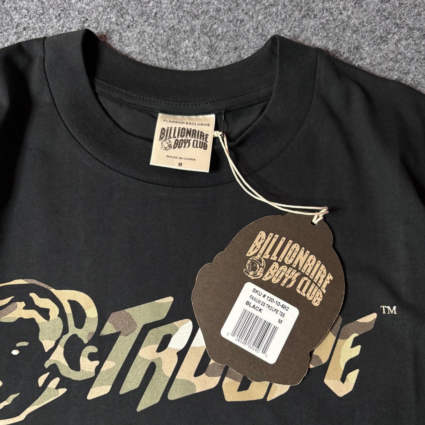 Billionaire Boys Club fanum ss troupe flagship exclusive black tee