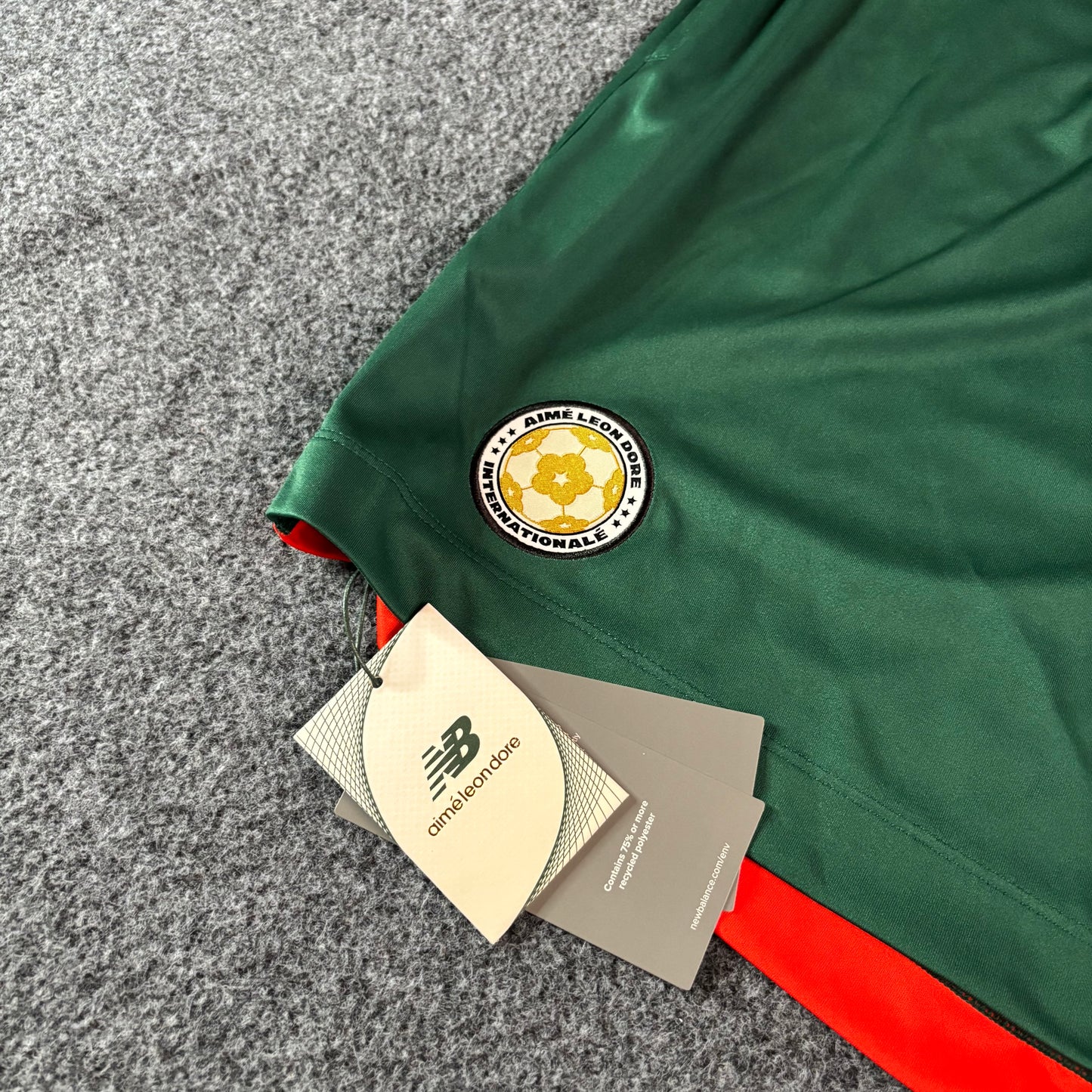 Aime Leon Dore x New Balance green short