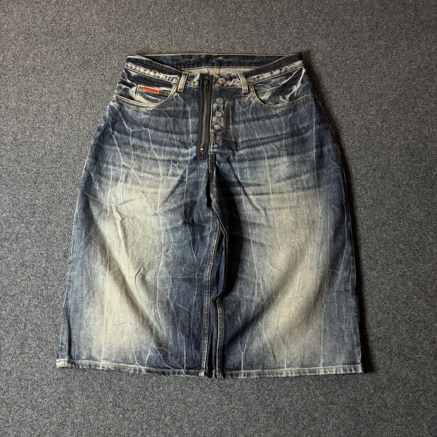 Martine Rose zip/buttons baggy jort