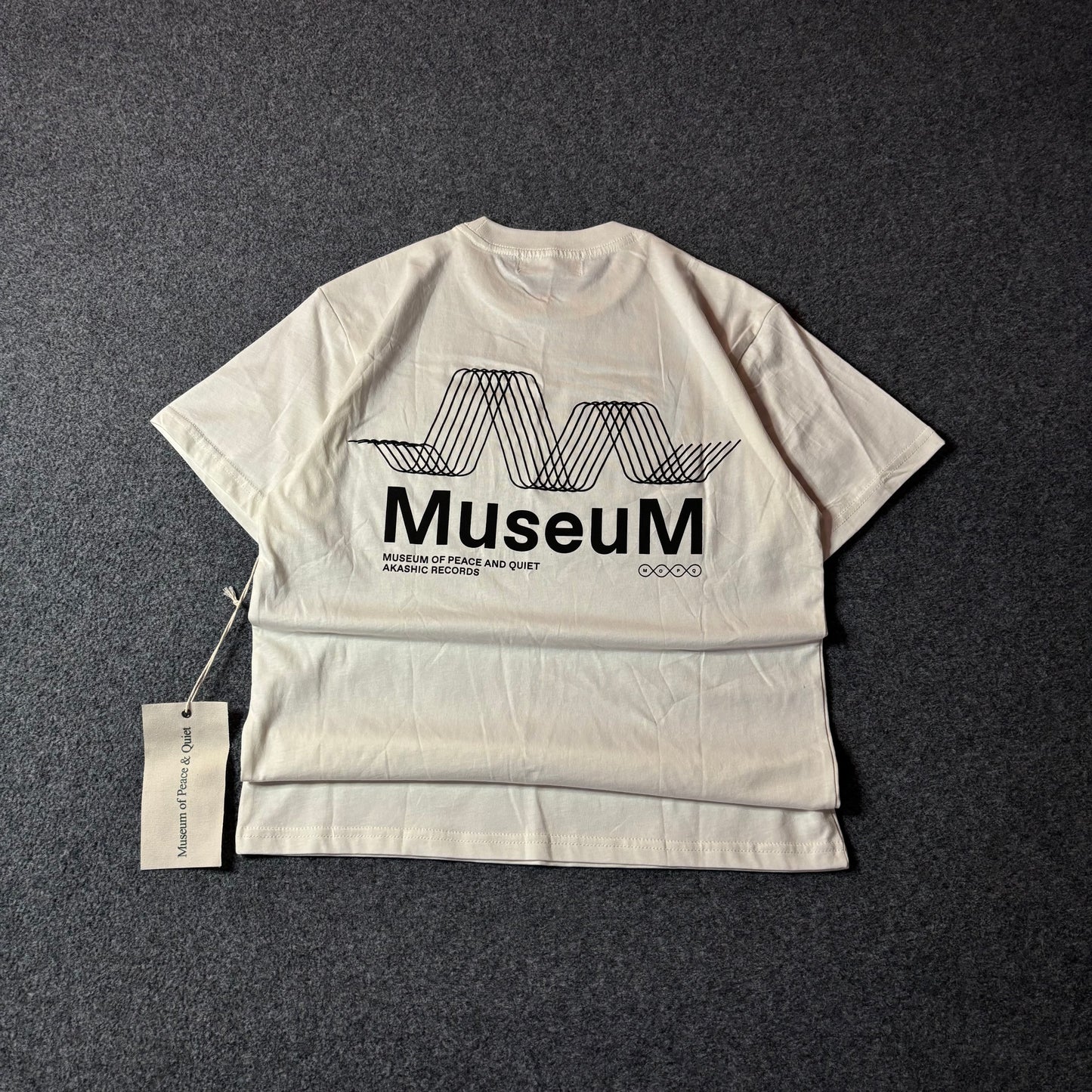 Museum of peace and quiet sound of waves tee white