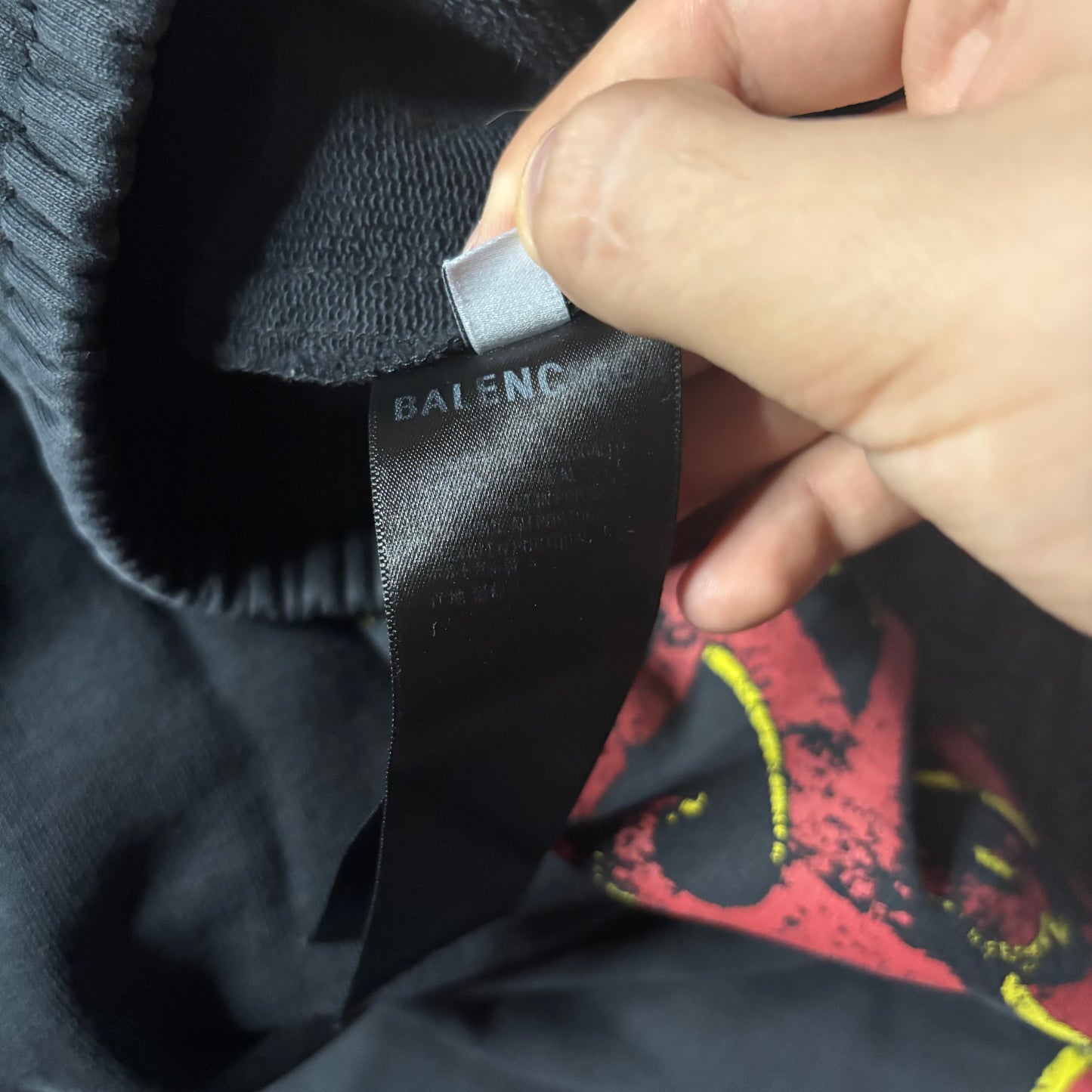 Balenciaga Offshore Baggy Sweatpants Black Faded