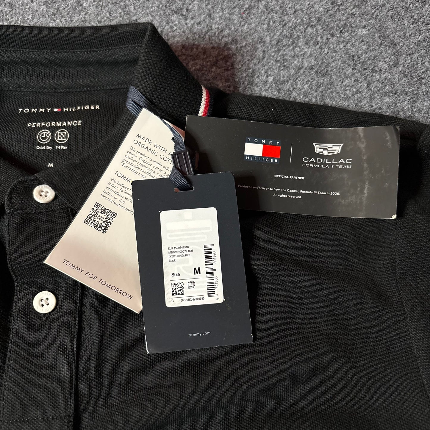 Tommy Hilfiger x Cadillac formula 1 team polo