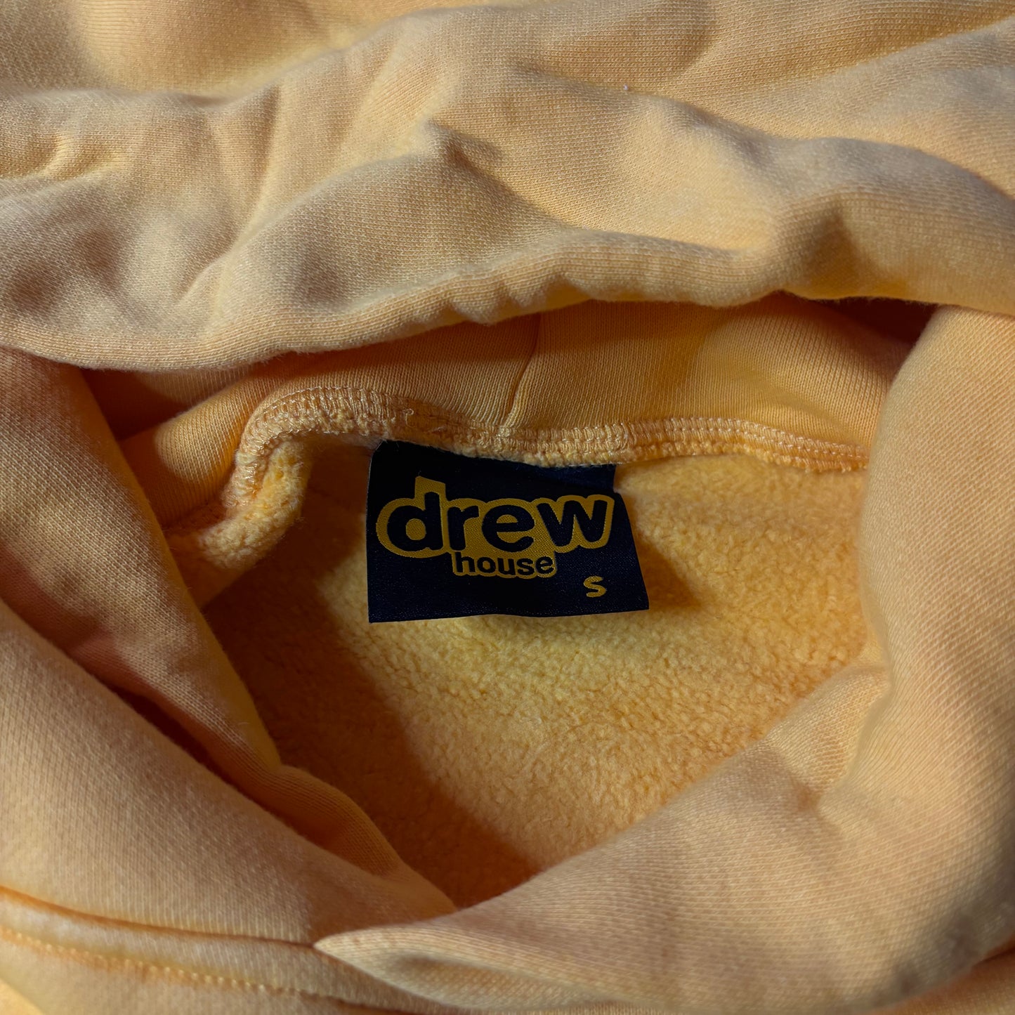 Drew House mascot yellow hoodie