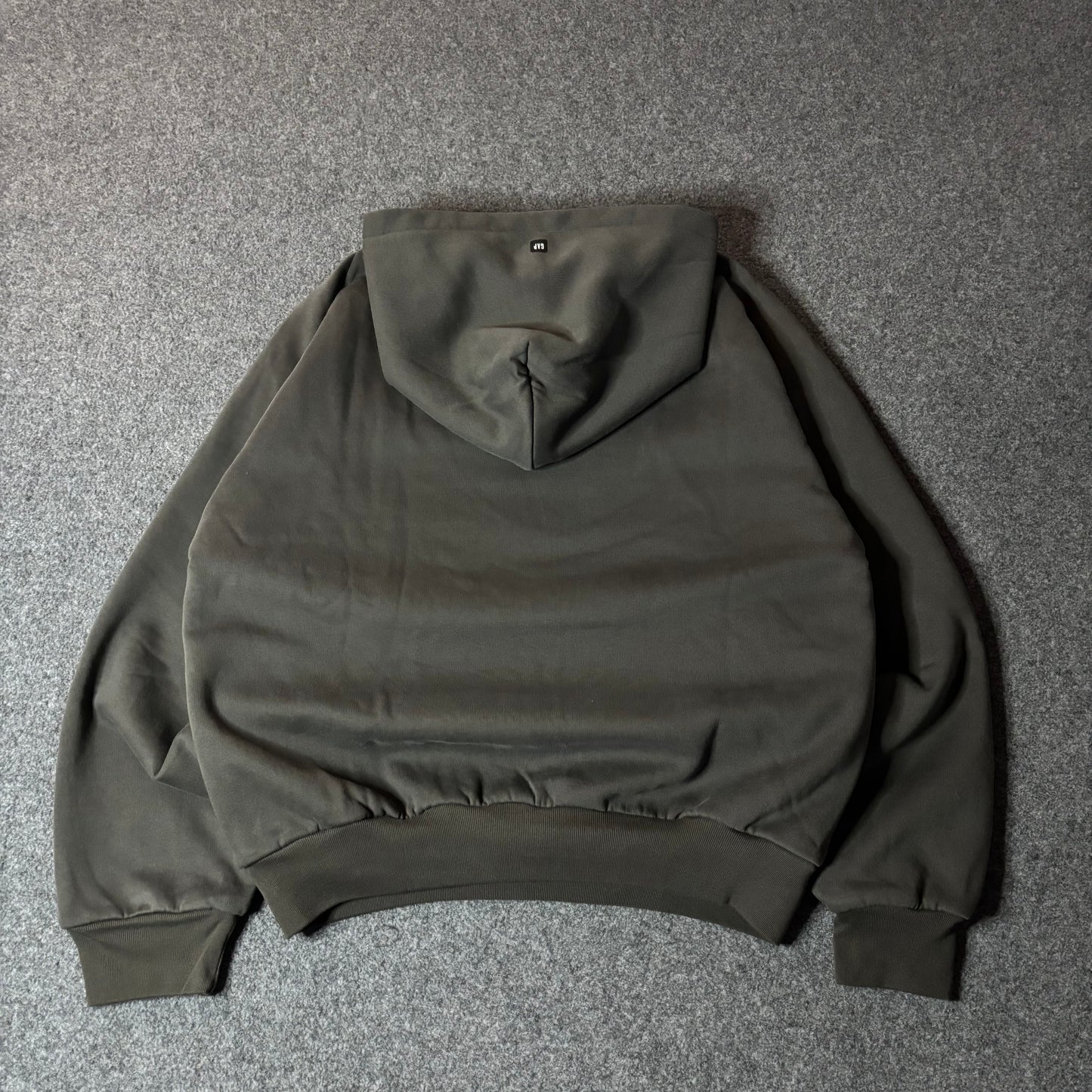 Yeezy x Gap shrunken hoodie grey