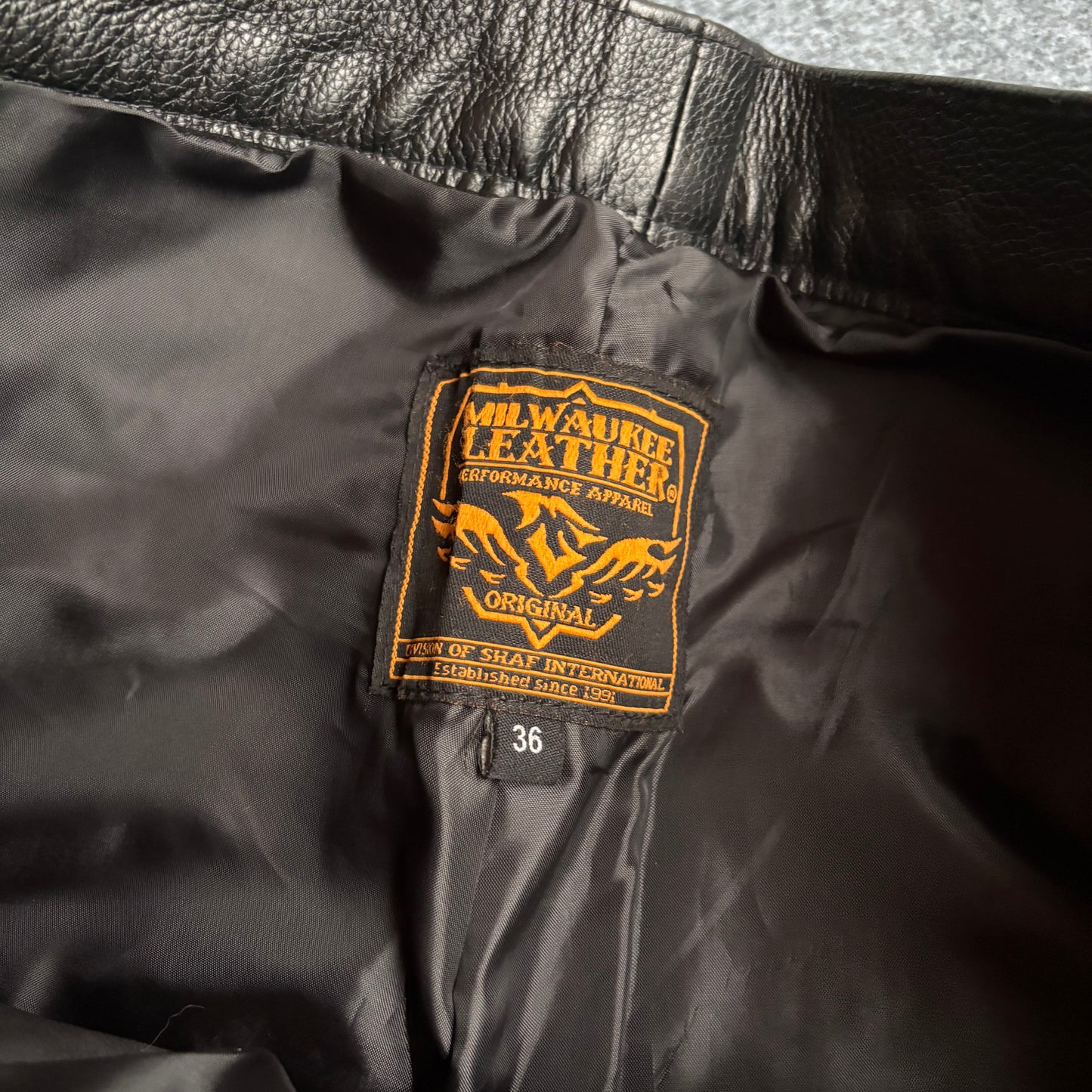 Milwaukee leather bootcut pants