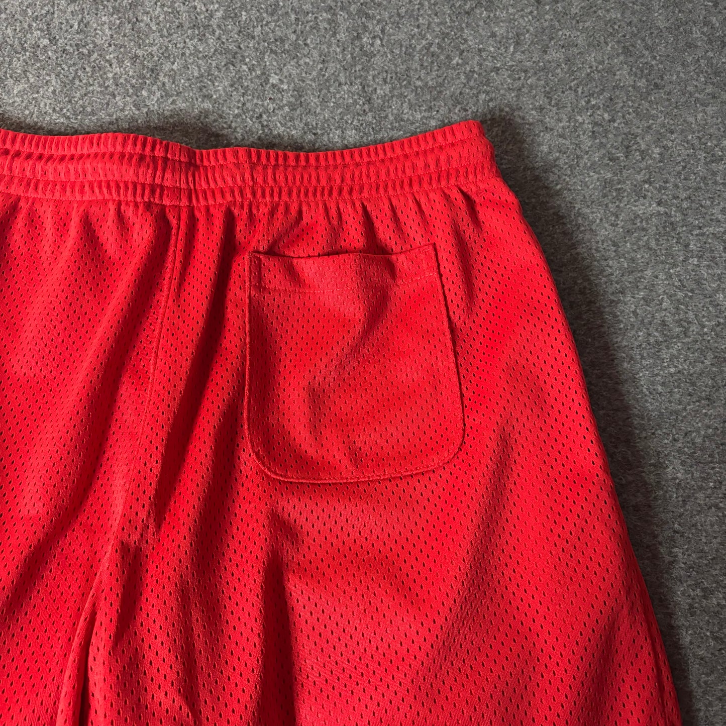 Aime Leon Dore mesh gym short true red