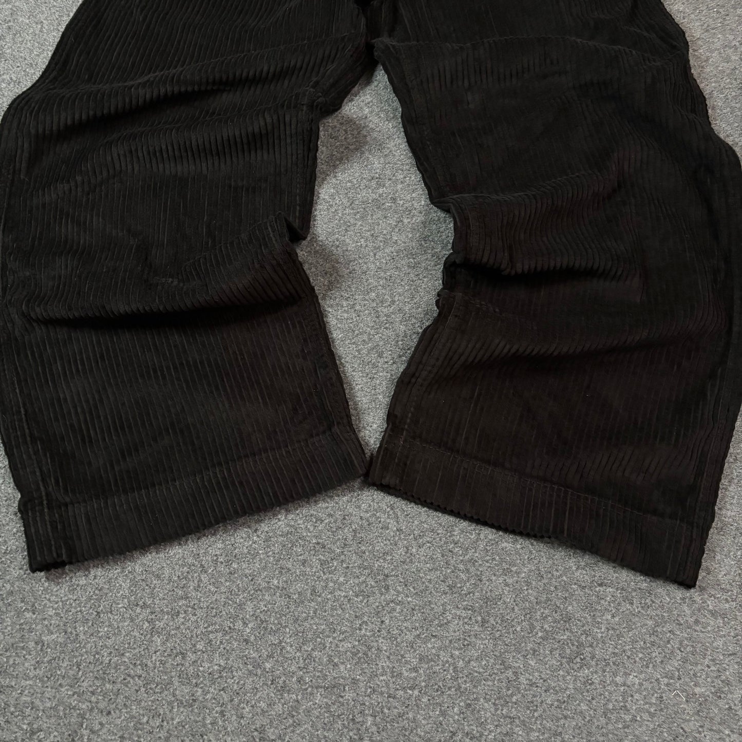 A Lab mega rave black corduroy pants