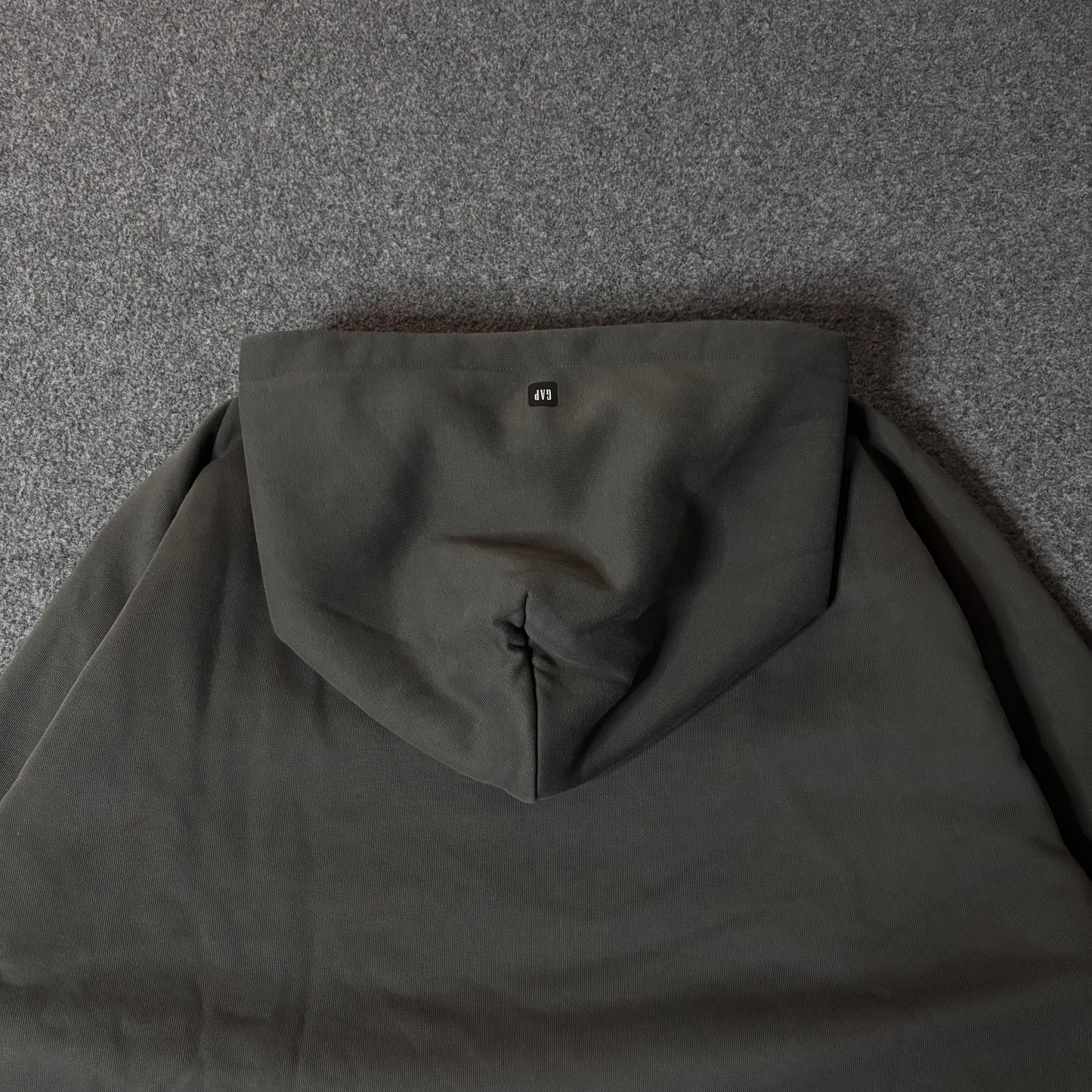Yeezy x Gap shrunken hoodie grey