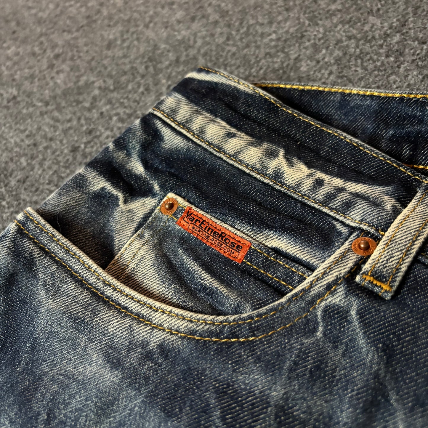 Martine Rose zip/buttons baggy jort