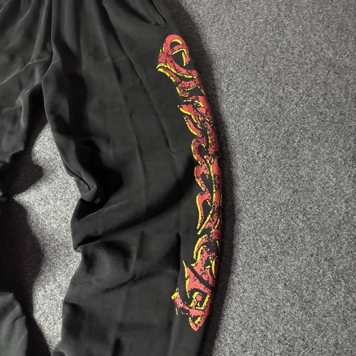 Balenciaga Offshore Baggy Sweatpants Black Faded