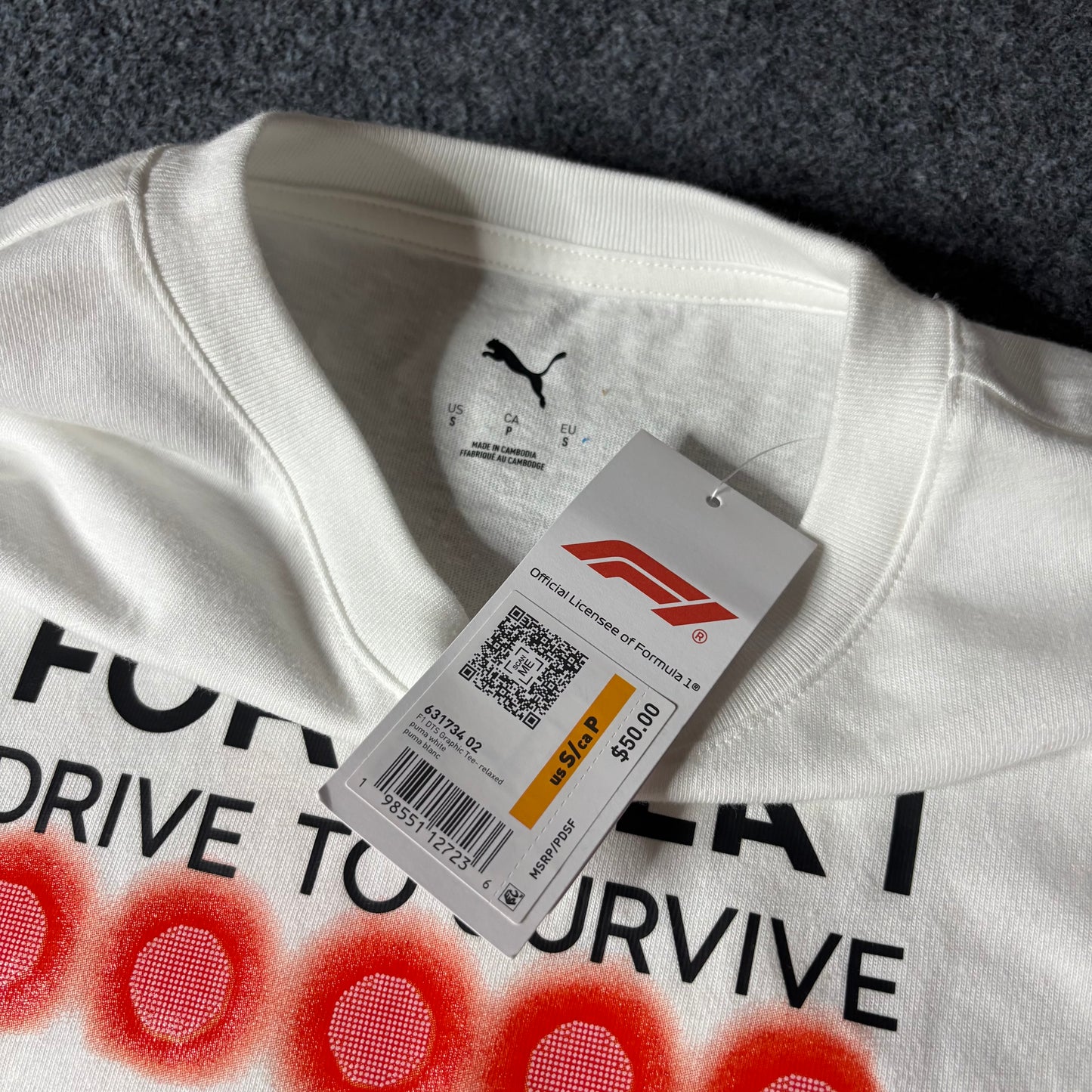Puma X Formula 1 drive to survive tee