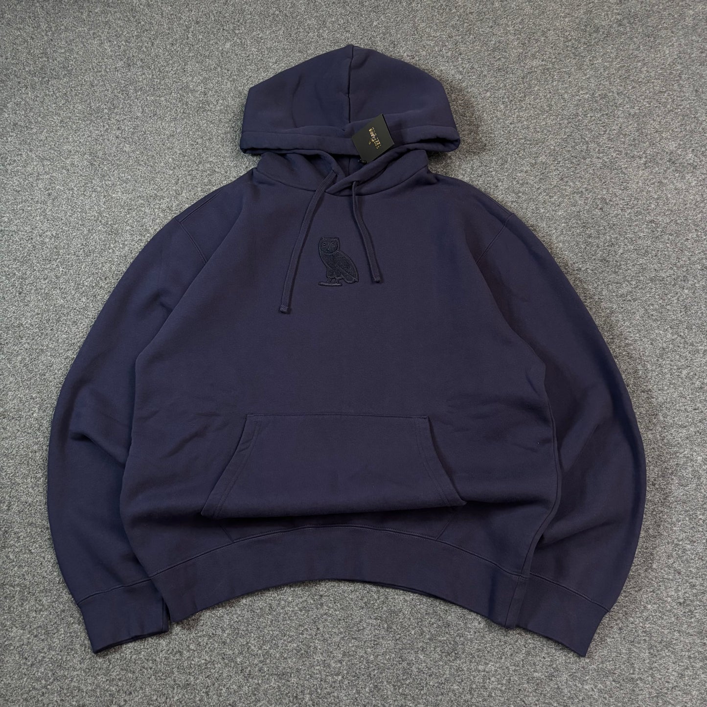 October Very Own (OVO, Drake Brand) peacoat pull over hoodie navy