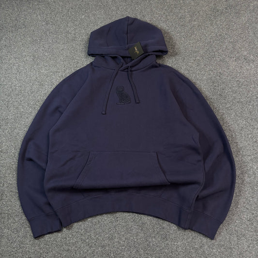 October Very Own (OVO, Drake Brand) peacoat pull over hoodie navy