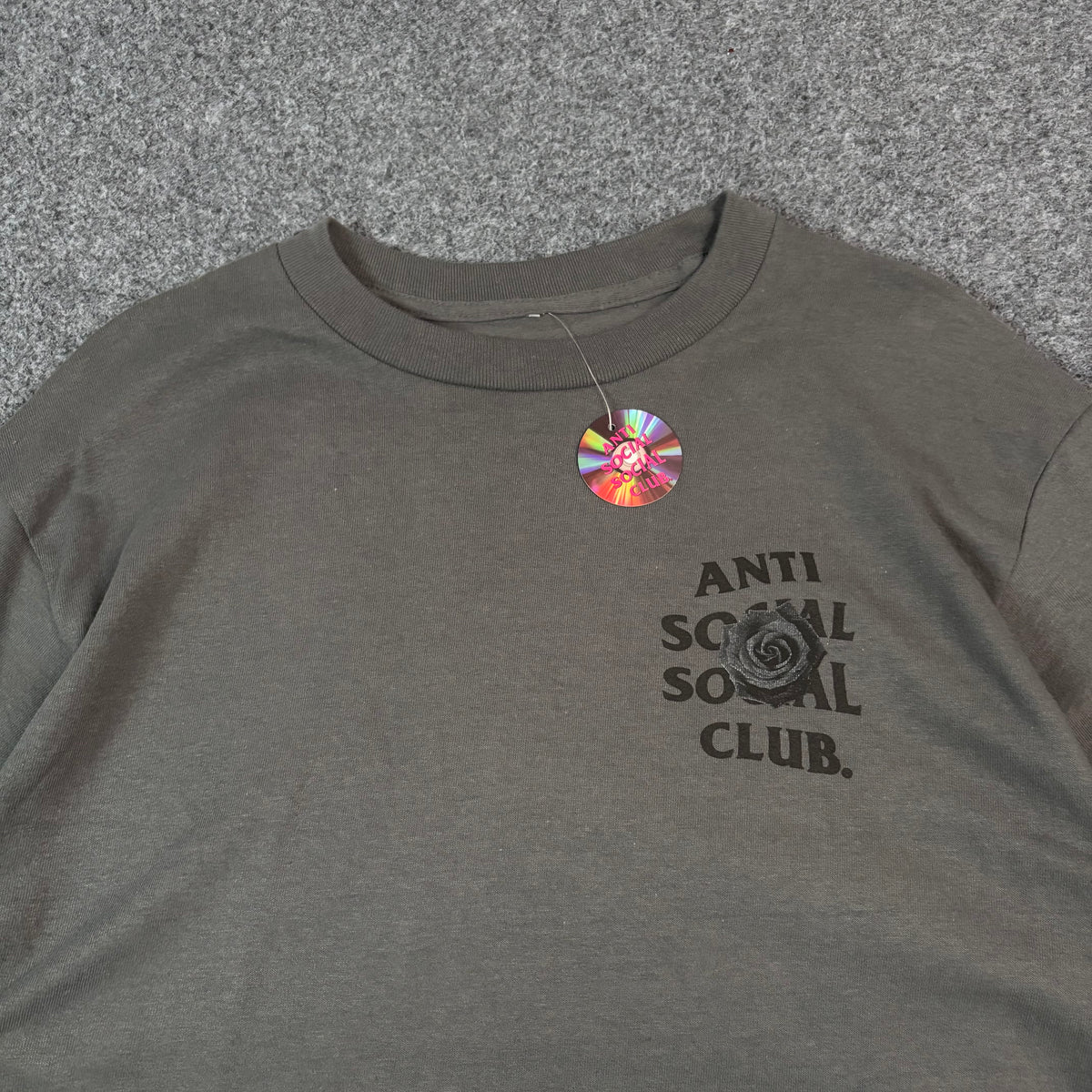 Anti Social Social Club bat emoji tee black