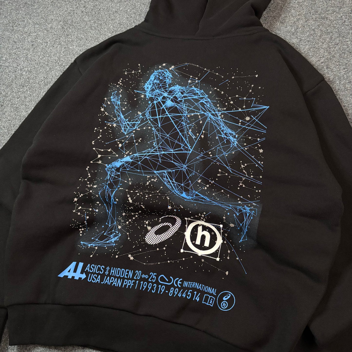 Hidden x Asics dusk zip hoodie
