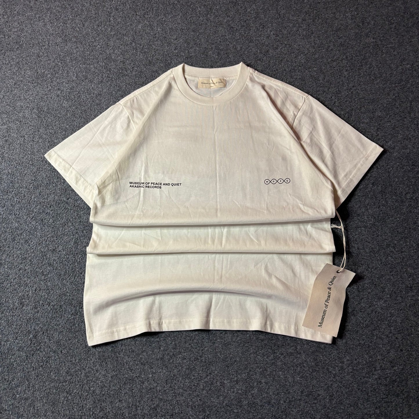 Museum of peace and quiet sound of waves tee white