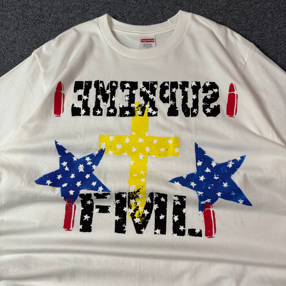 Supreme FML white tee
