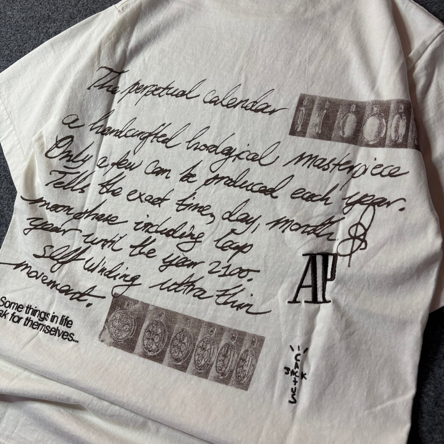 Cactus Jack x Audemars Piguet calendar tee