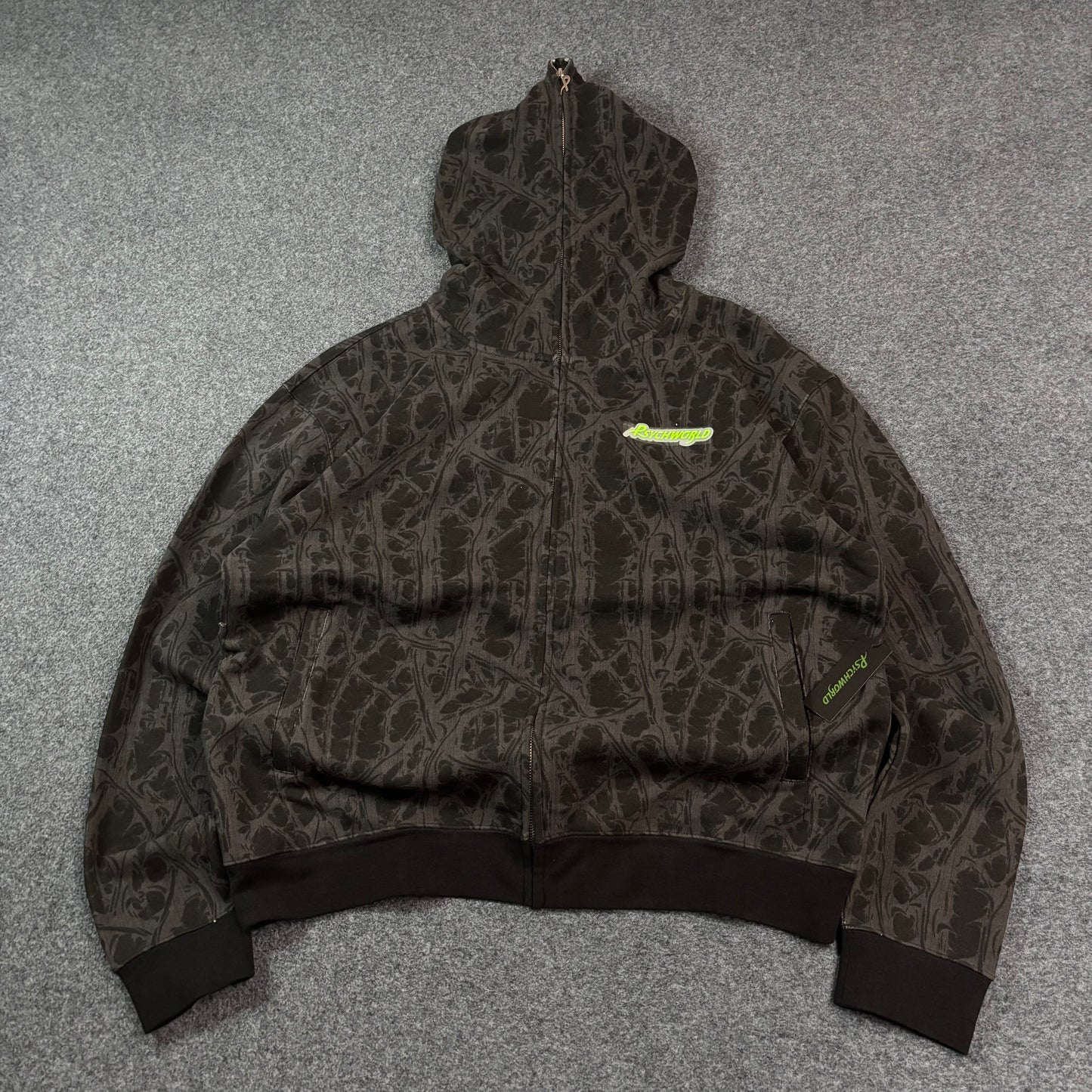 Psych world thorn full zip hoodie