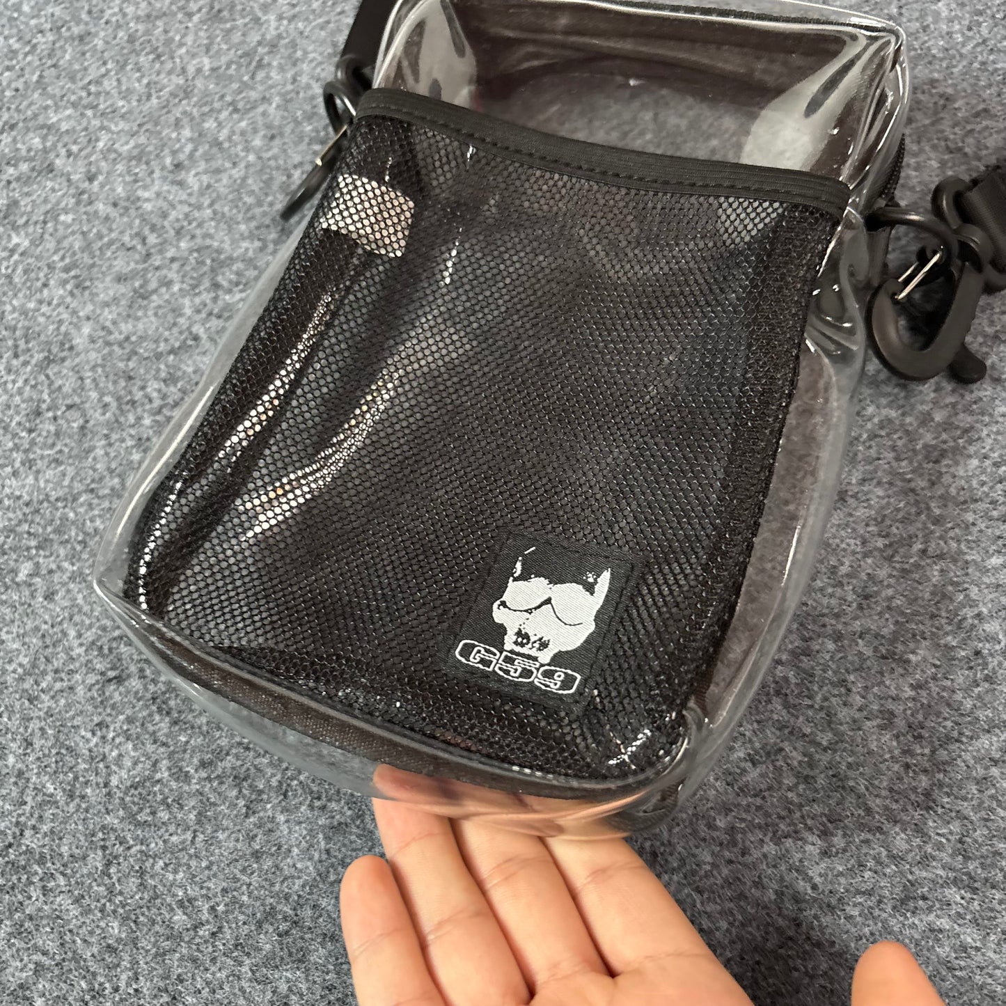 G59 by suicide boys clear shoulder bag