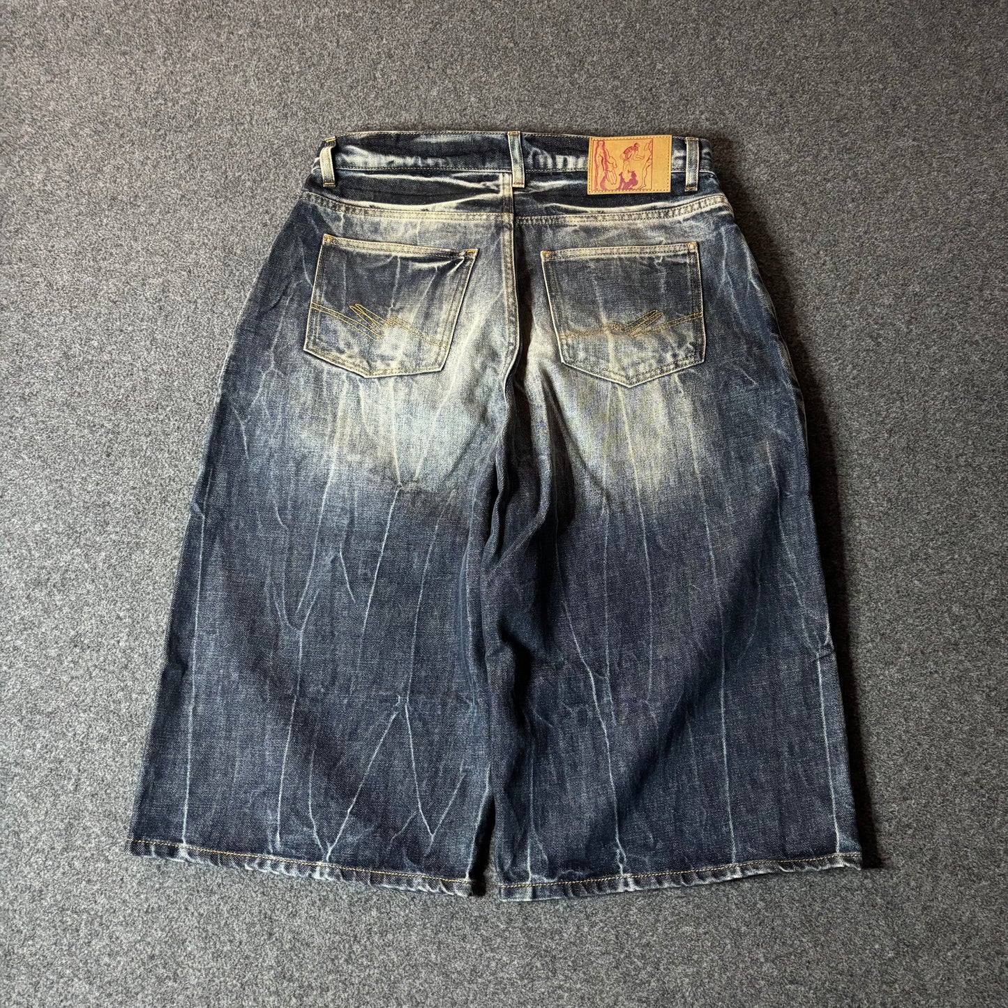 Martine Rose zip/buttons baggy jort