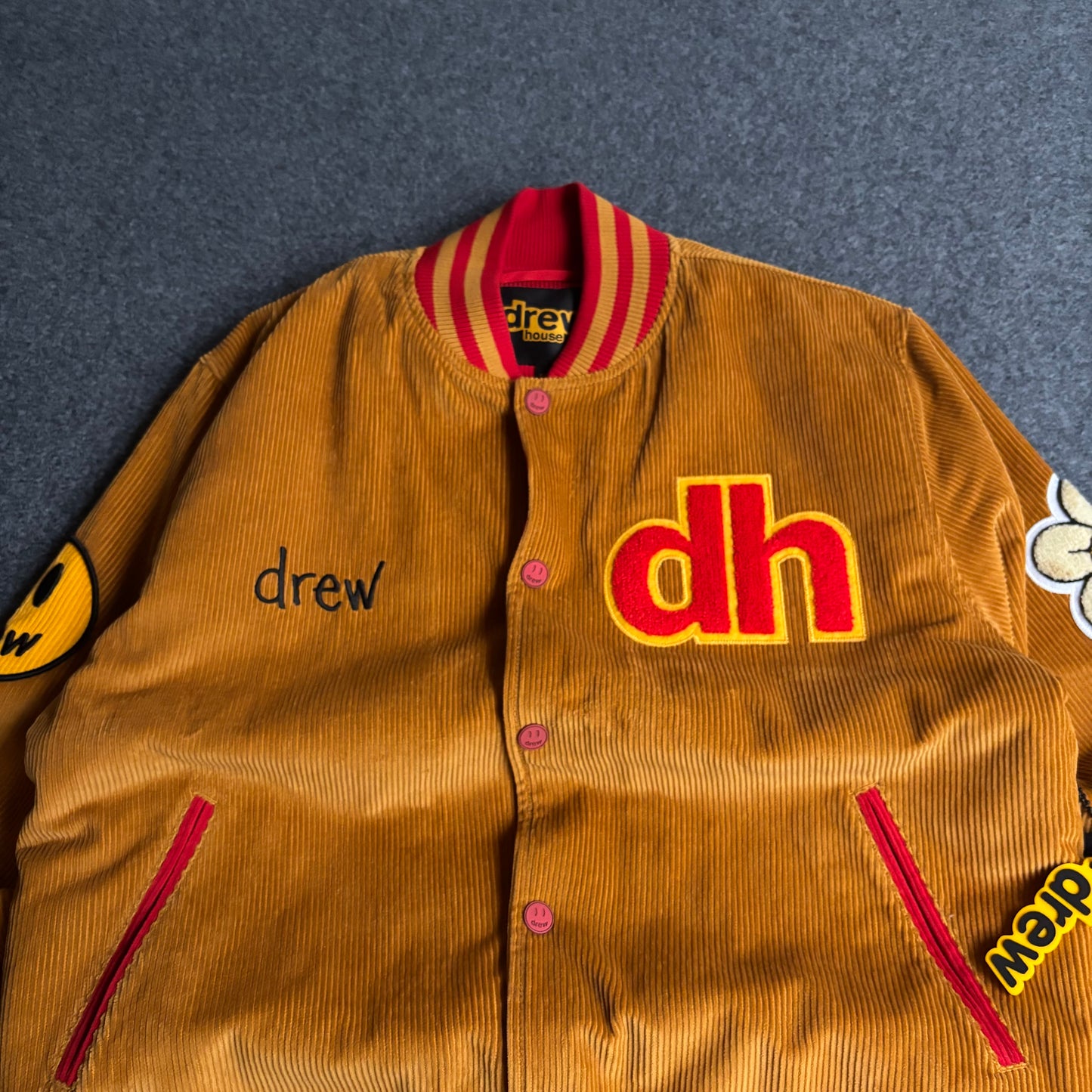 Drew house ox corduroy varsity jacket