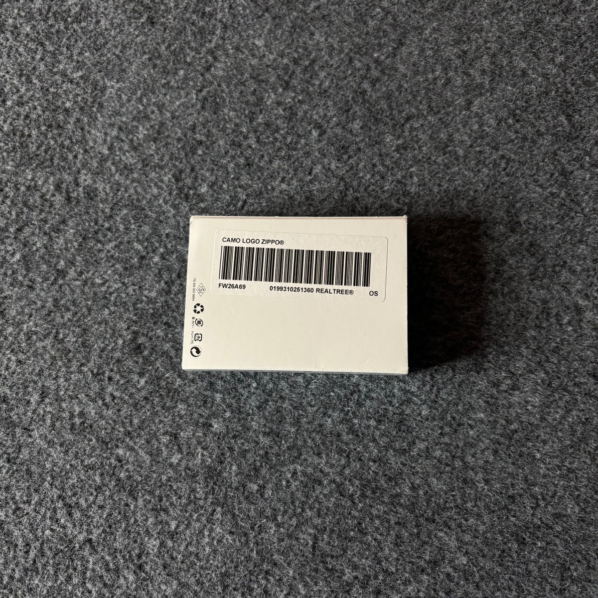 Supreme camo logo zippo real tree